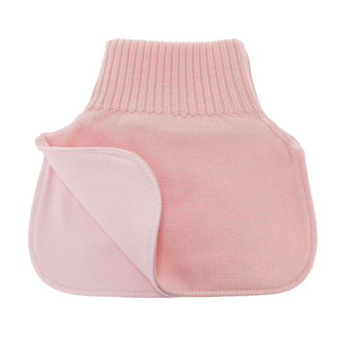 Golf zimowy dla dziewczynki, 100% wełniany merino, różowy, Felice