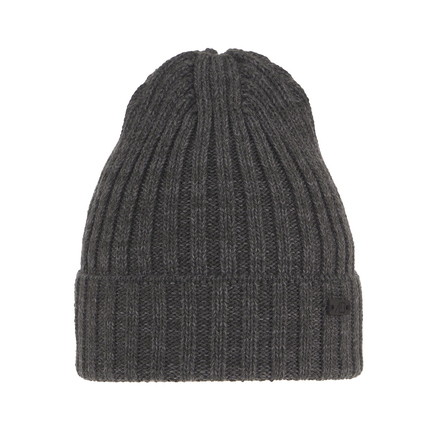 Czapka zimowa męska, szara, wełniana merino, Timon