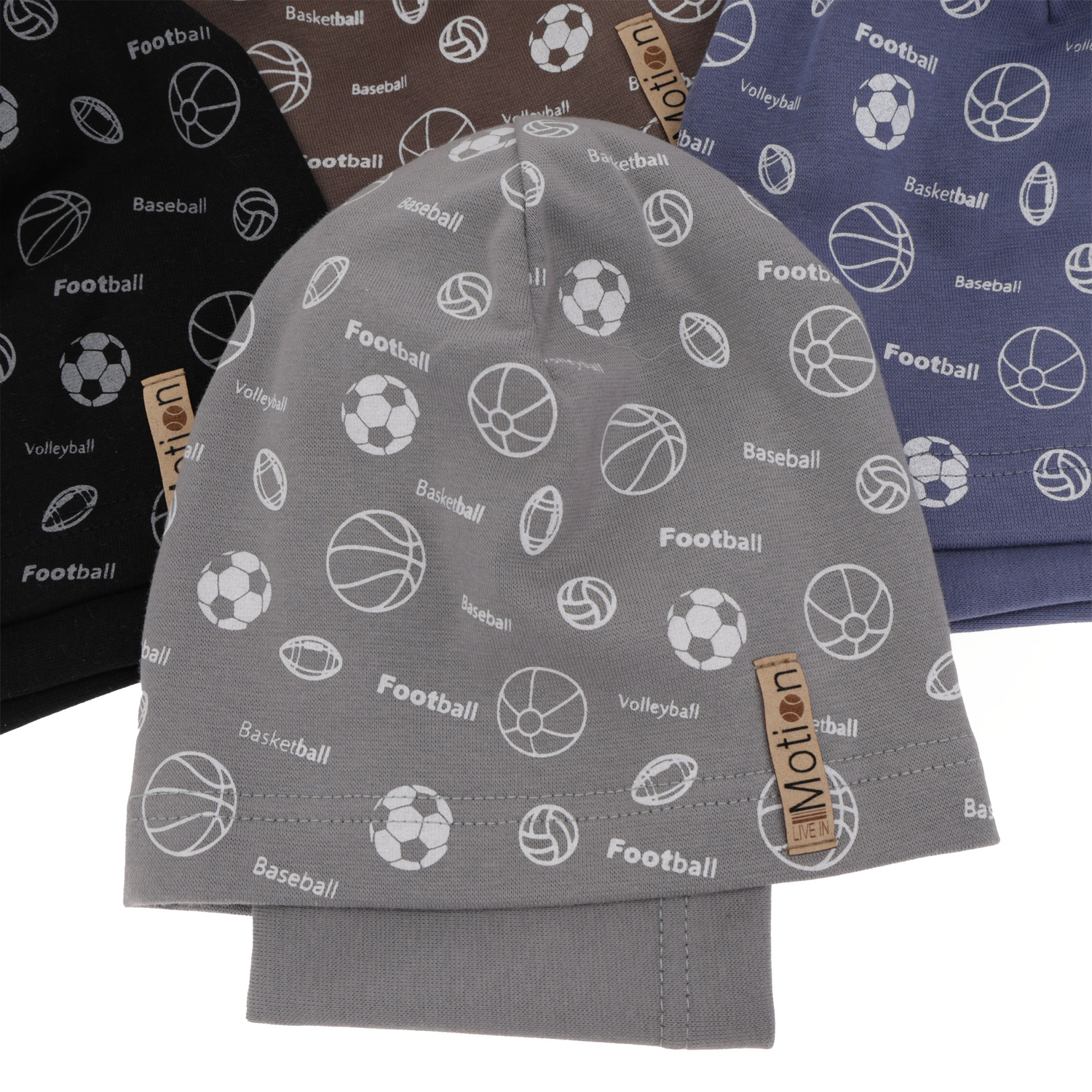 Czapka i komin dla chłopca jesienny, wiosenny komplet, camel, bawełniany Paolo