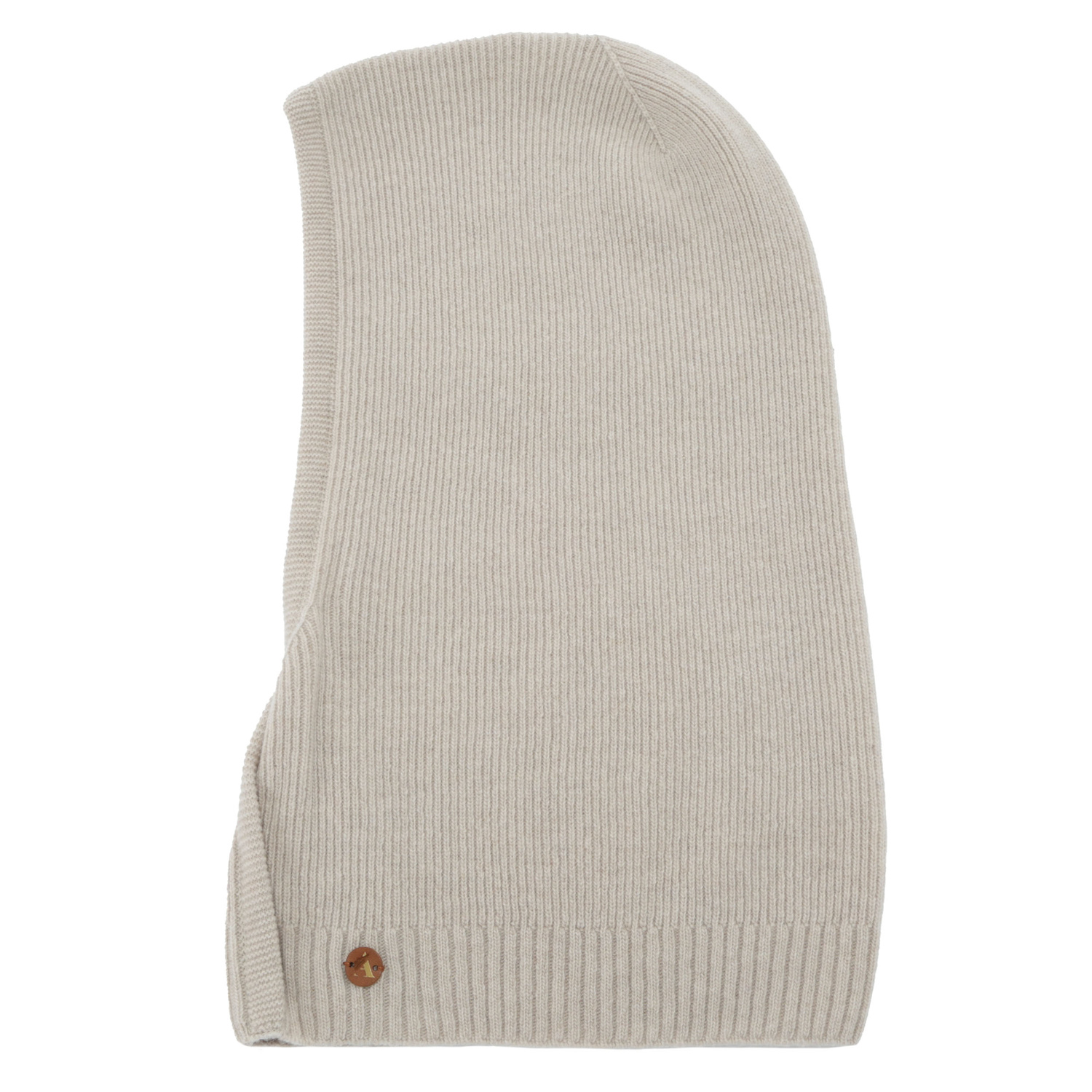 Kominiarka jesienna, zimowa, damska, beżowa, wełna merino z kaszmirem, Kiruna 