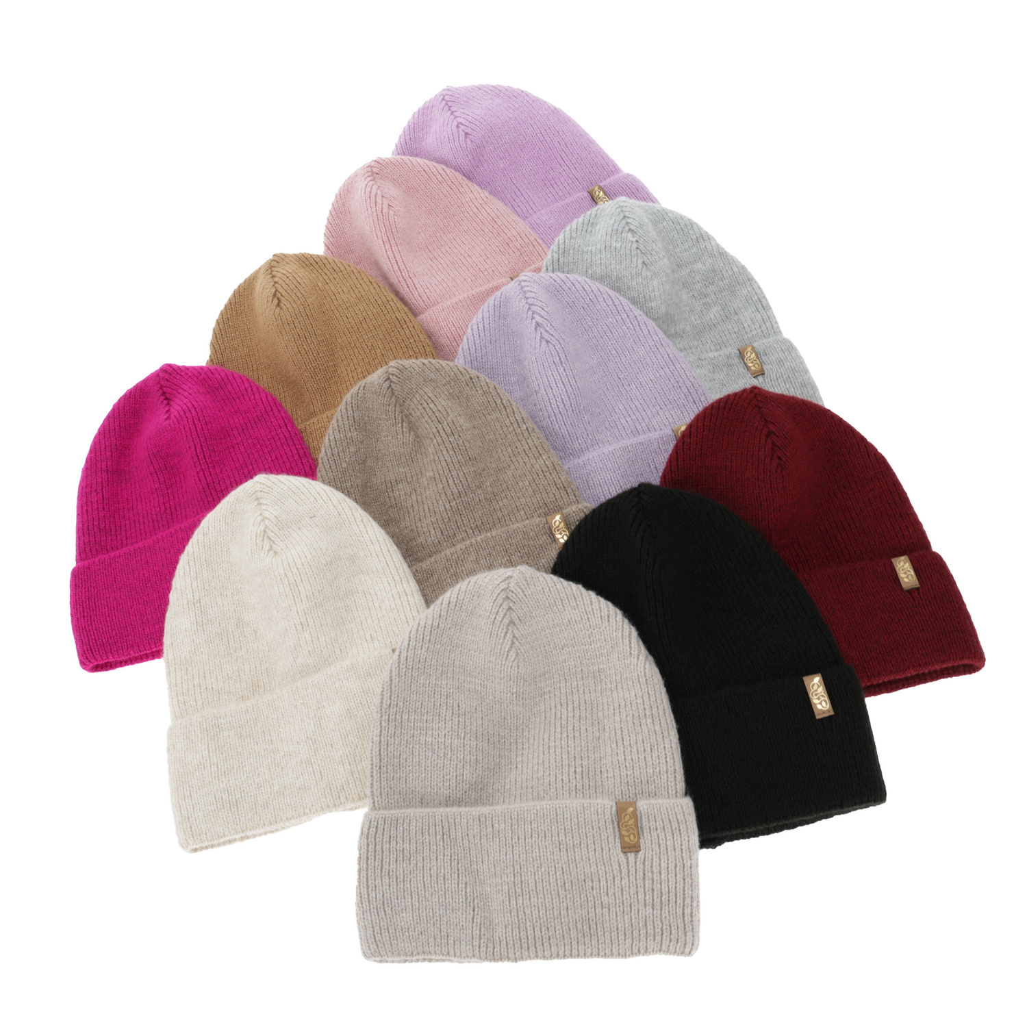 Czapka zimowa damska, czarna, z wełną merino Tahoe