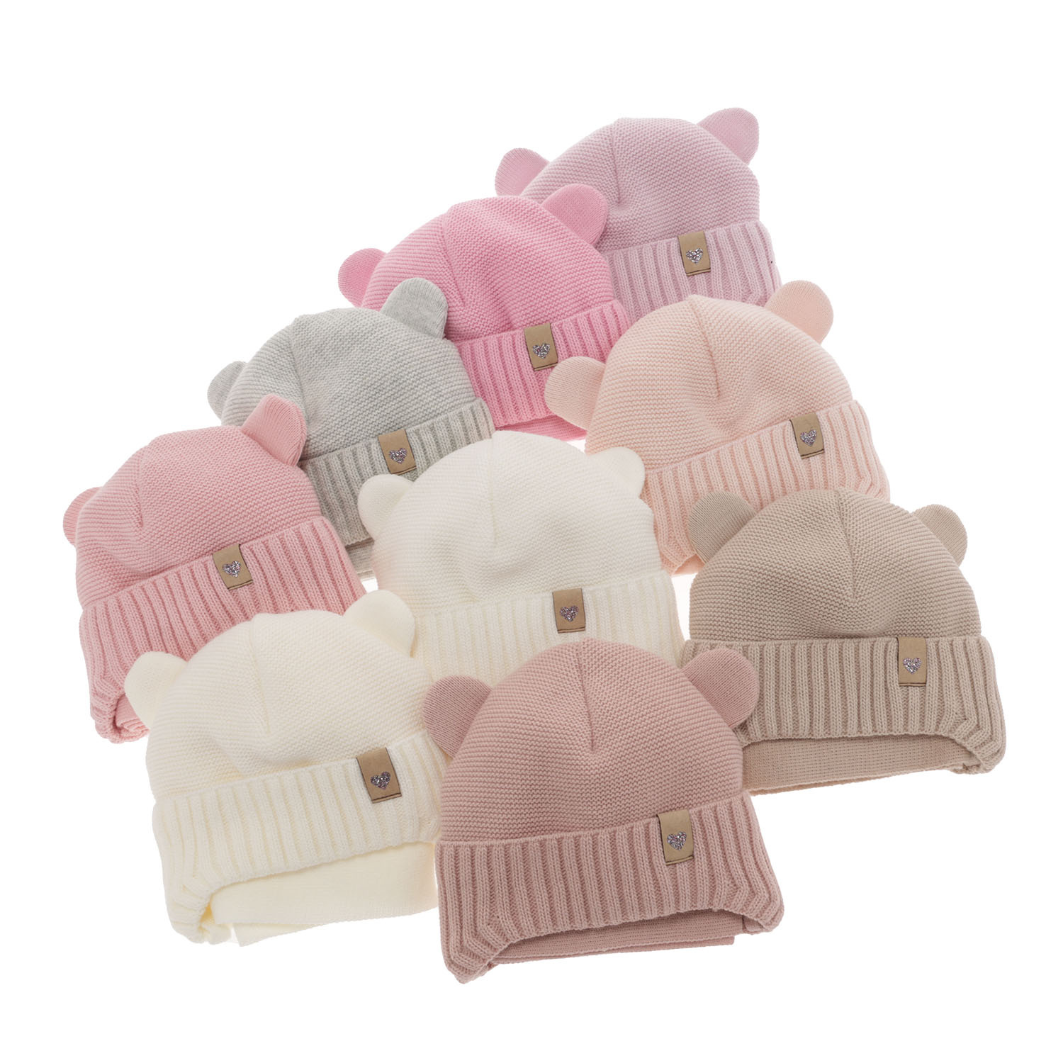 Czapka i szalik dla dziewczynki zimowy komplet, różowy Alice