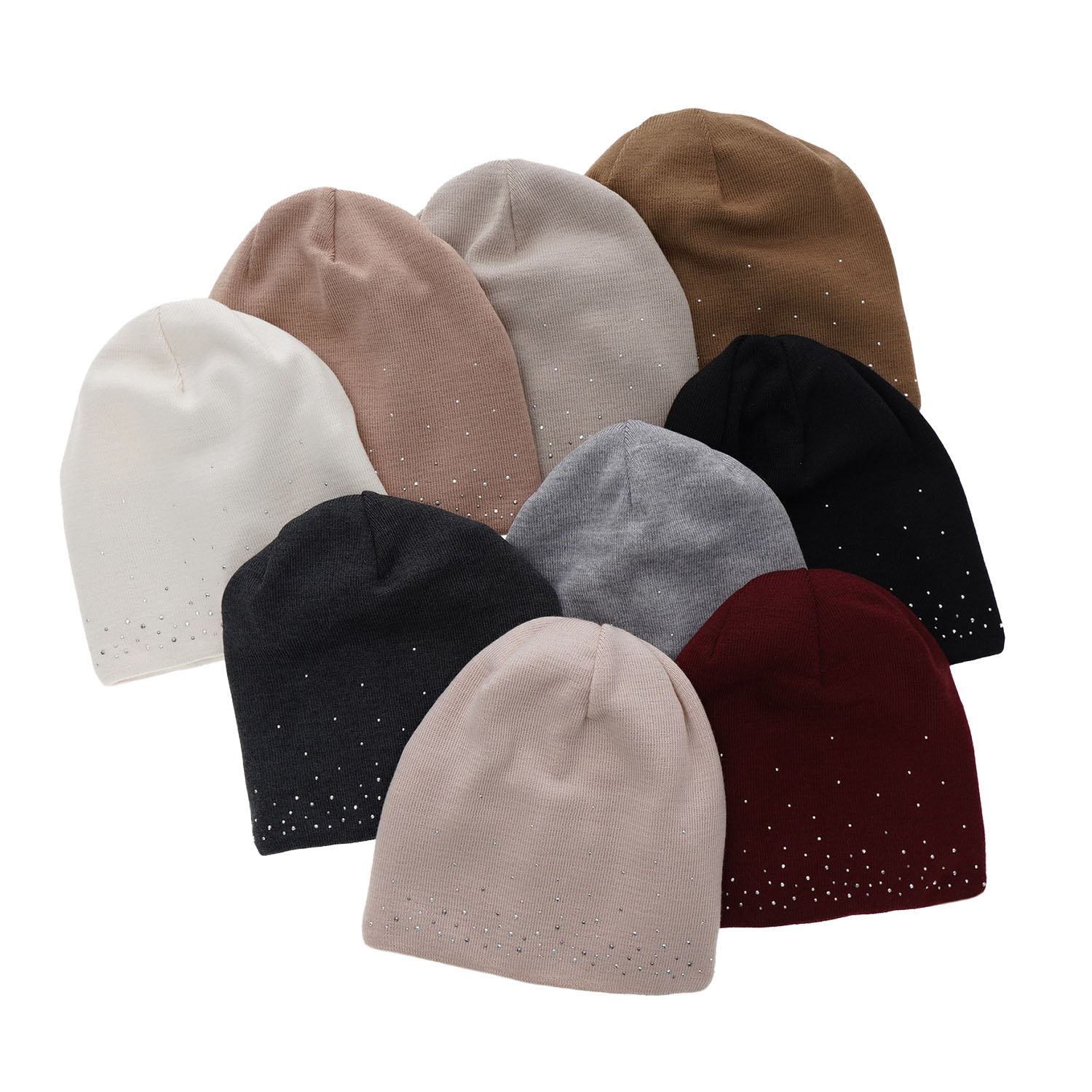 Czapka zimowa damska, różowa, z wełną merino, Minerwa