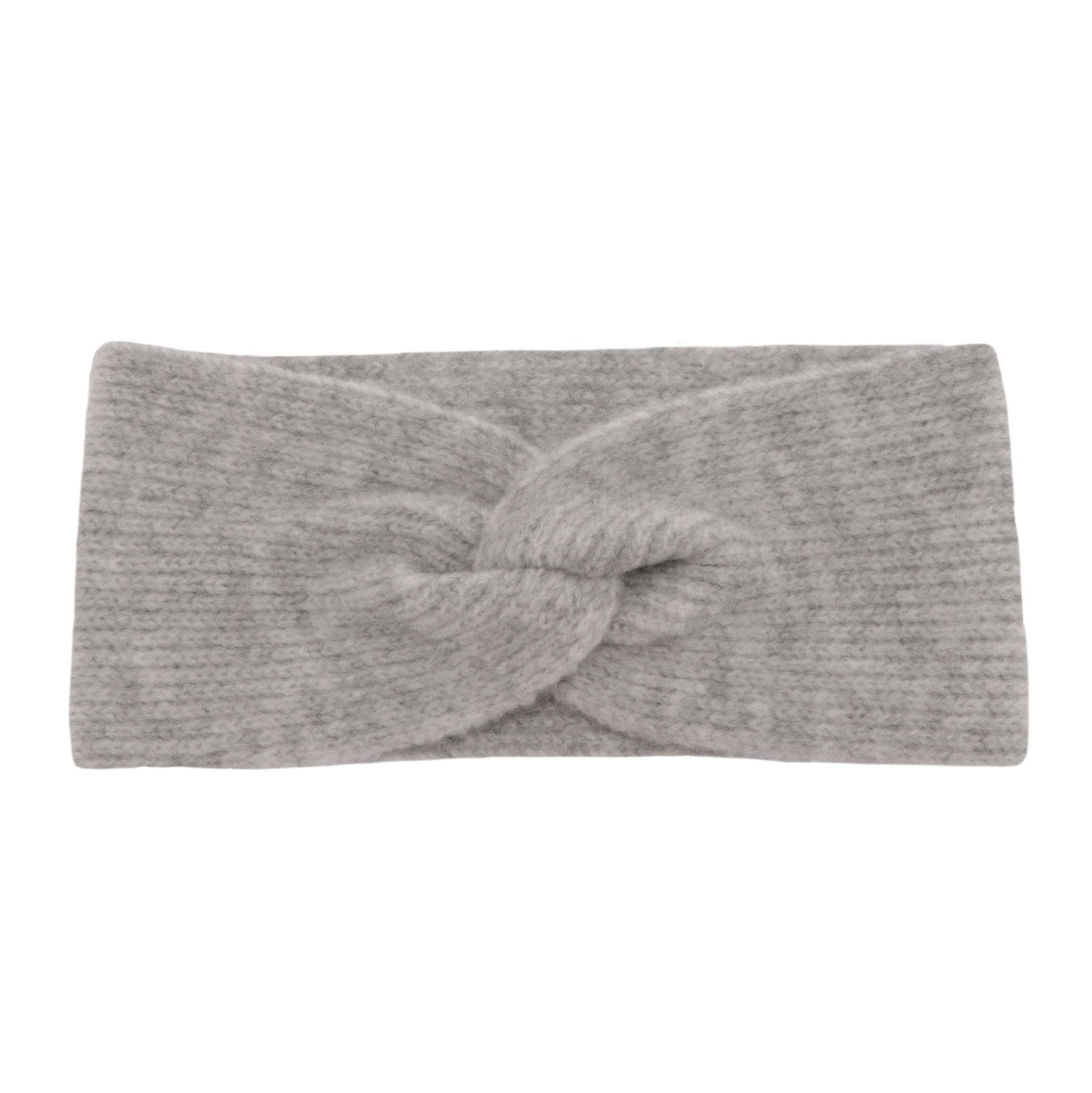 Opaska zimowa damska, jasnoszara, Florence