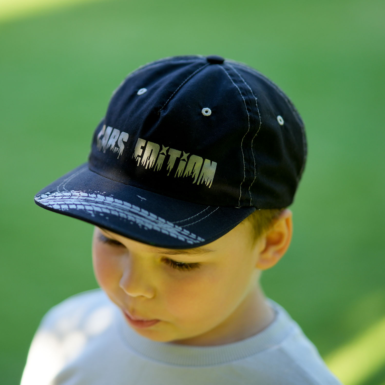 Czapka z daszkiem dla chłopca, czerwona, bawełniana Cars Edition