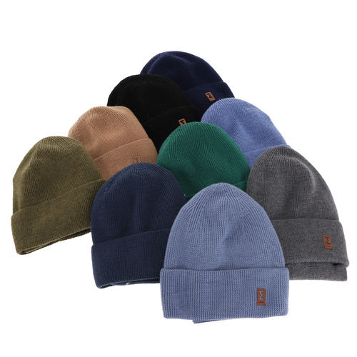 Czapka i komin dla chłopca jesienny, wiosenny komplet, szmaragdowy, 100% wełniany merino Bruce