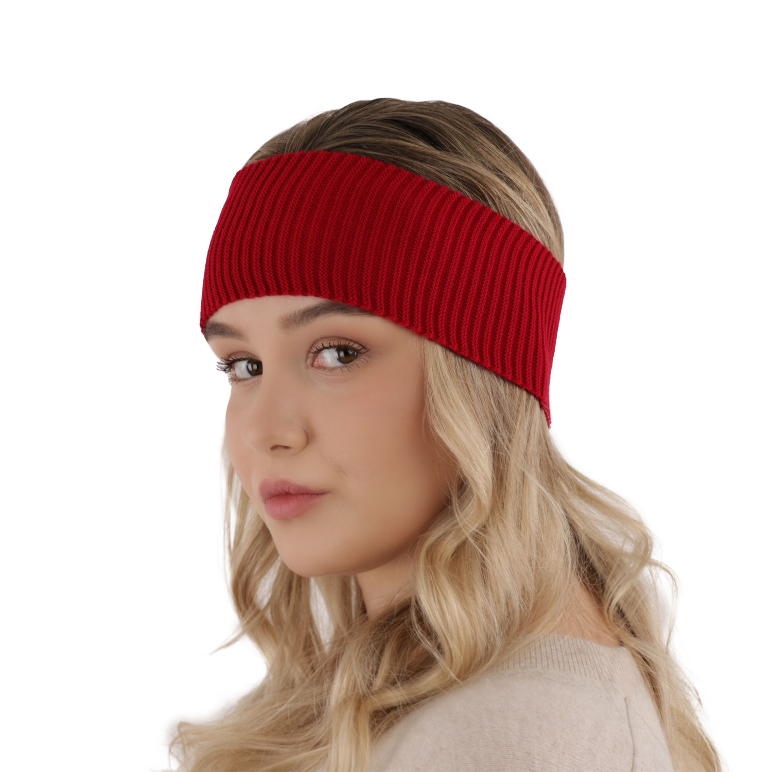 Opaska jesienna, wiosenna damska, brązowa Vella