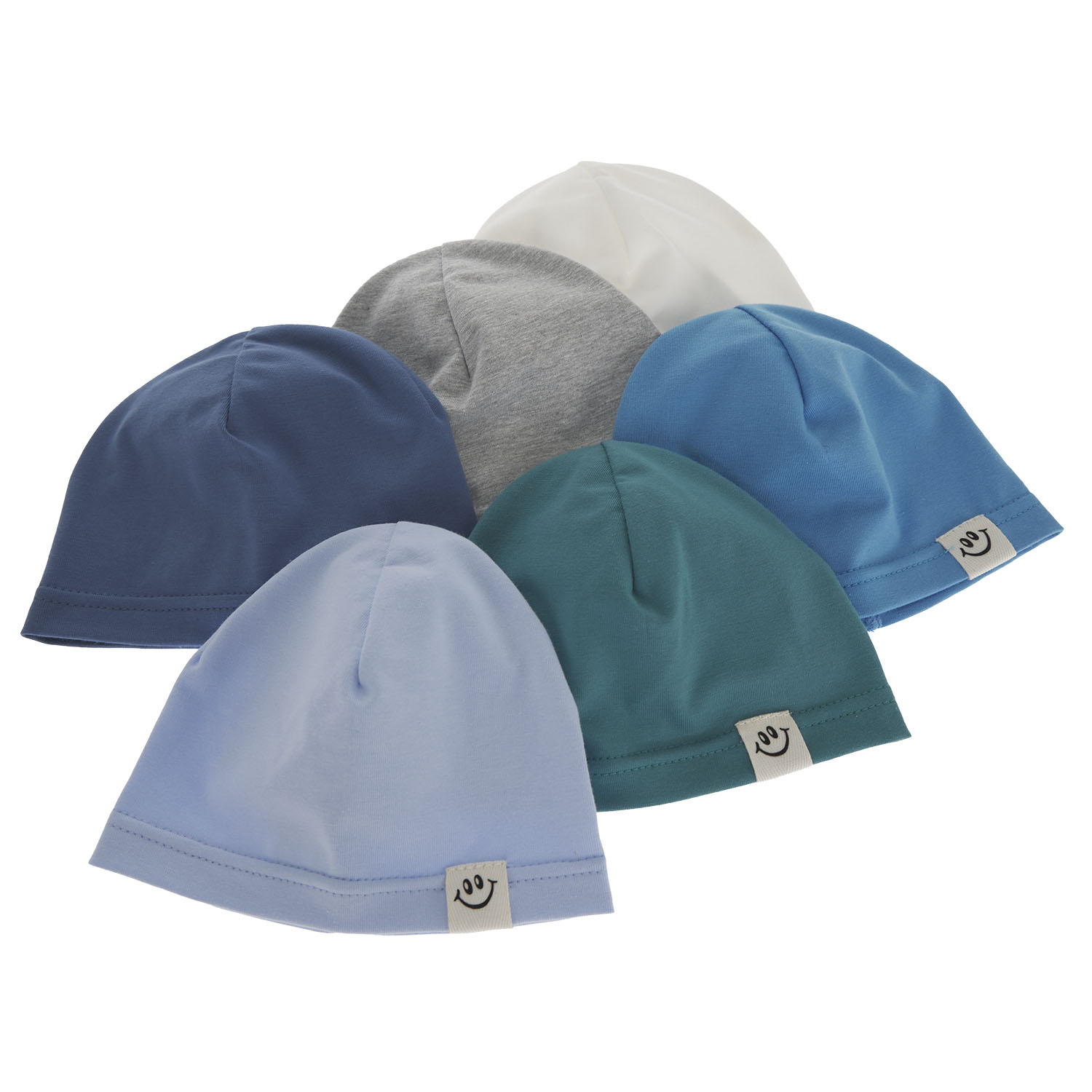 Czapka bawełniana dla chłopca jesienna, wiosenna, kremowa, Bobo