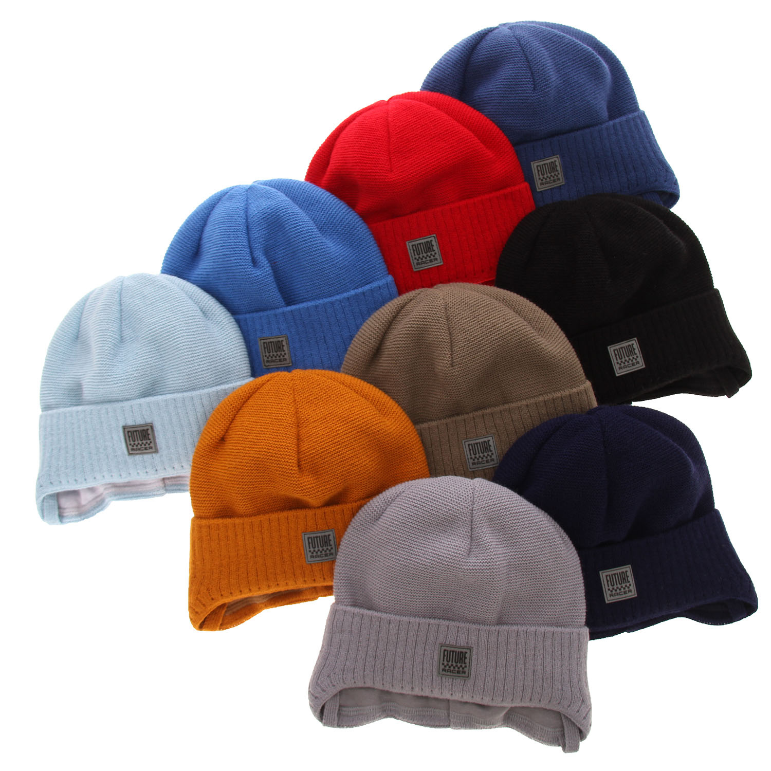 Czapka jesienna, wiosenna dla chłopca, czarna, wiązana Parys