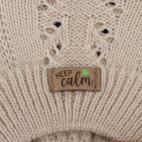 Beret dla dziewczynki jesienny, wiosenny, fioletowy Kevira