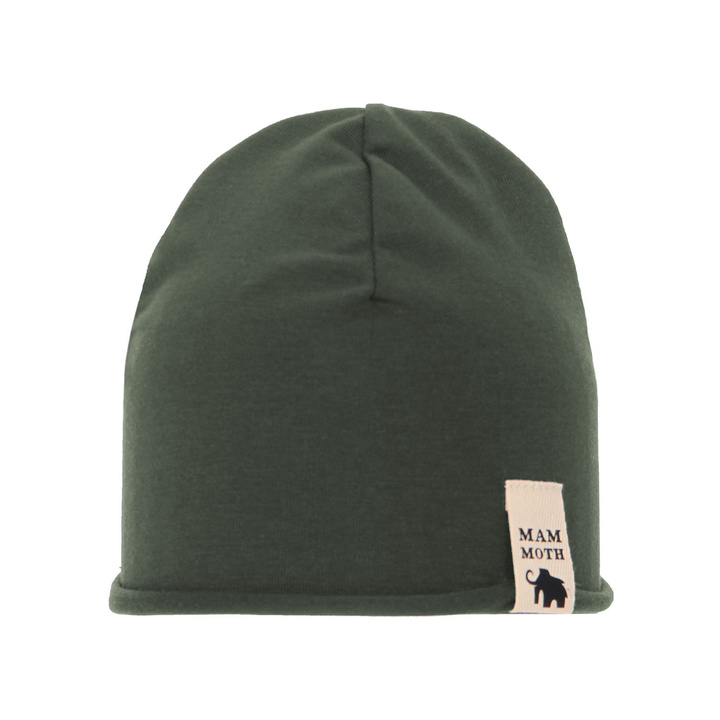 Czapka bawełniana dla chłopca jesienna, wiosenna, khaki Rafi