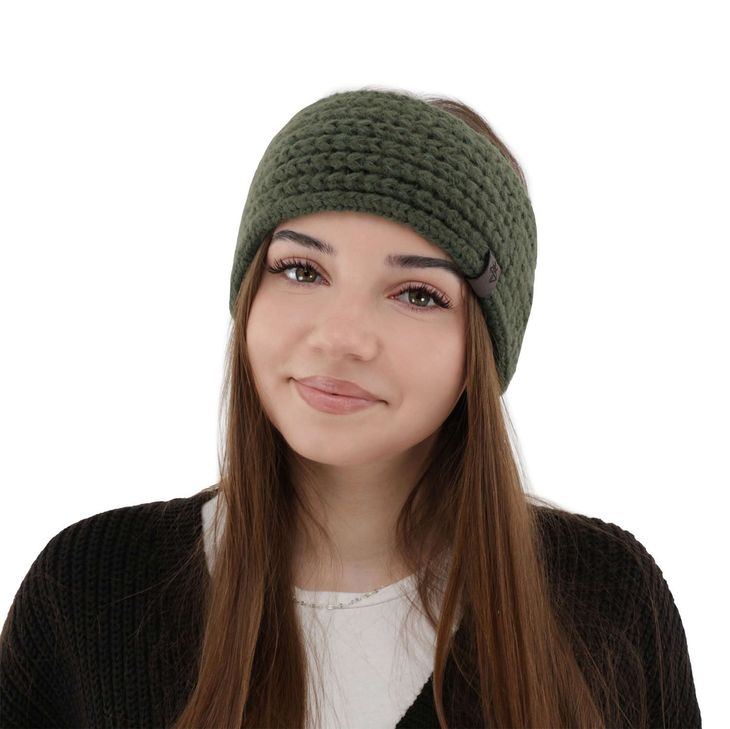 Opaska zimowa damska, czerwona, Alexis
