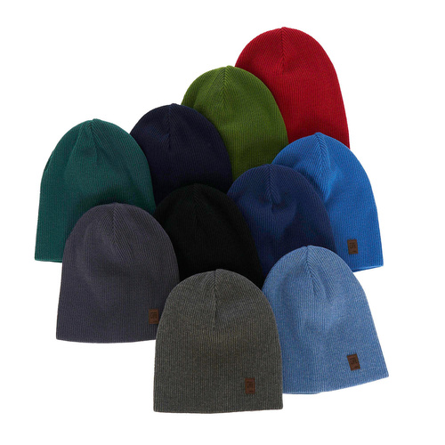 Czapka jesienna, wiosenna dla chłopca, z bawełną, czerwona, dwuwarstwowa Bonus