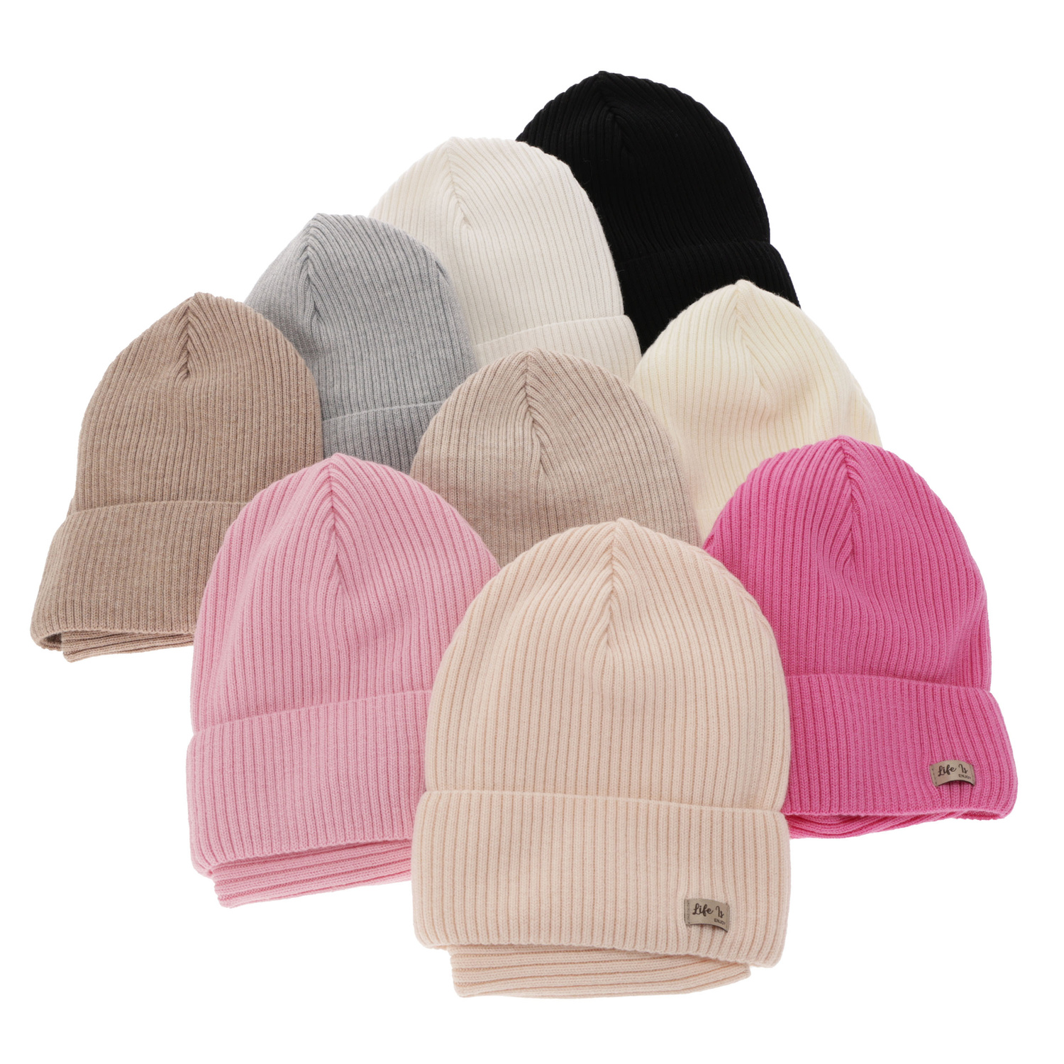 Czapka i komin dla dziewczynki, jesienny/ wiosenny komplet wrzosowy 100% wełniany extrafine merino Itra