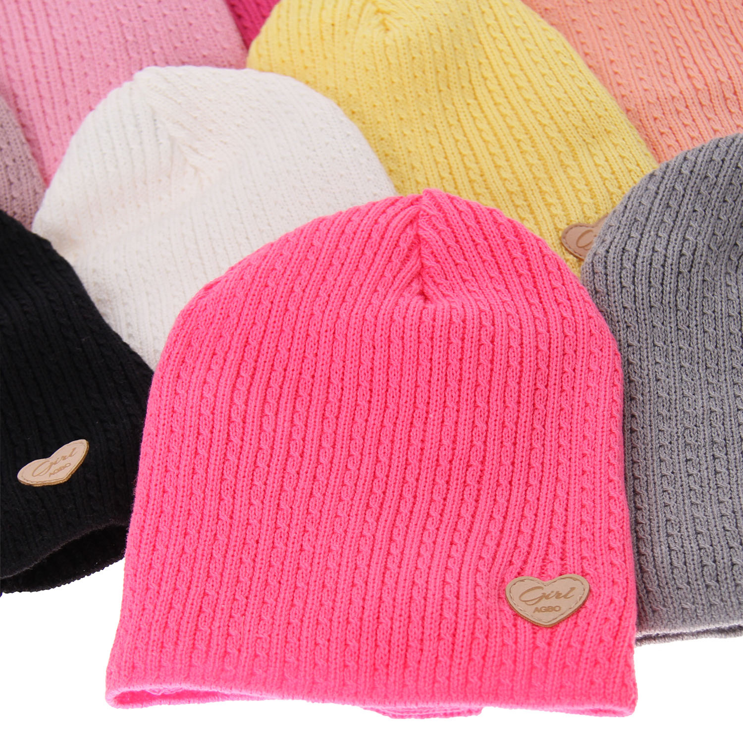 Czapka i komin dla dziewczynki jesienny, wiosenny komplet, z bawełną, czarny Wega