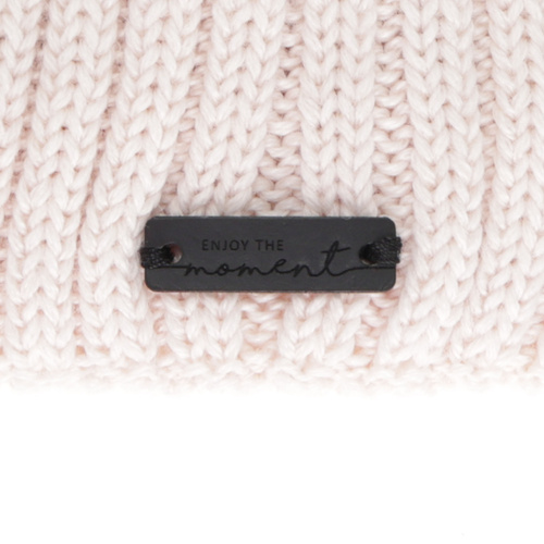 Czapka zimowa damska, brązowa, z wełną merino Soletta