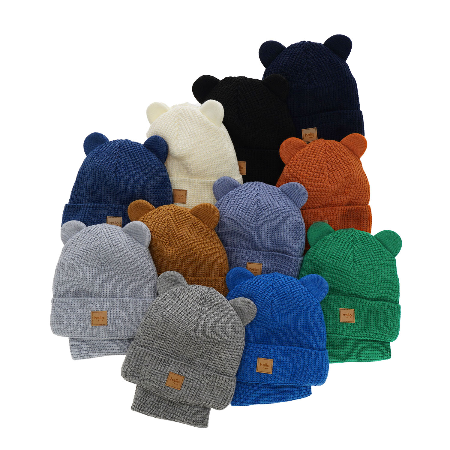 Czapka i komin dla chłopca zimowy komplet, błękitny Michael