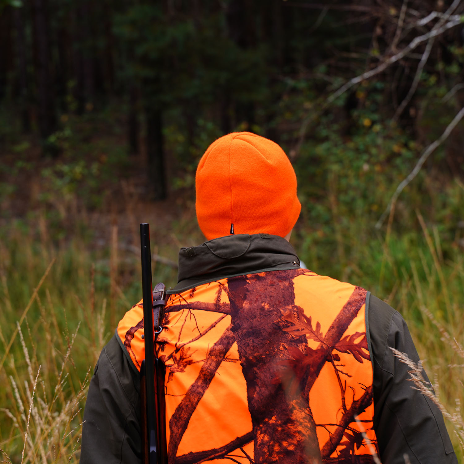 Czapka myśliwska męska zimowa, zielona, Wild Life
