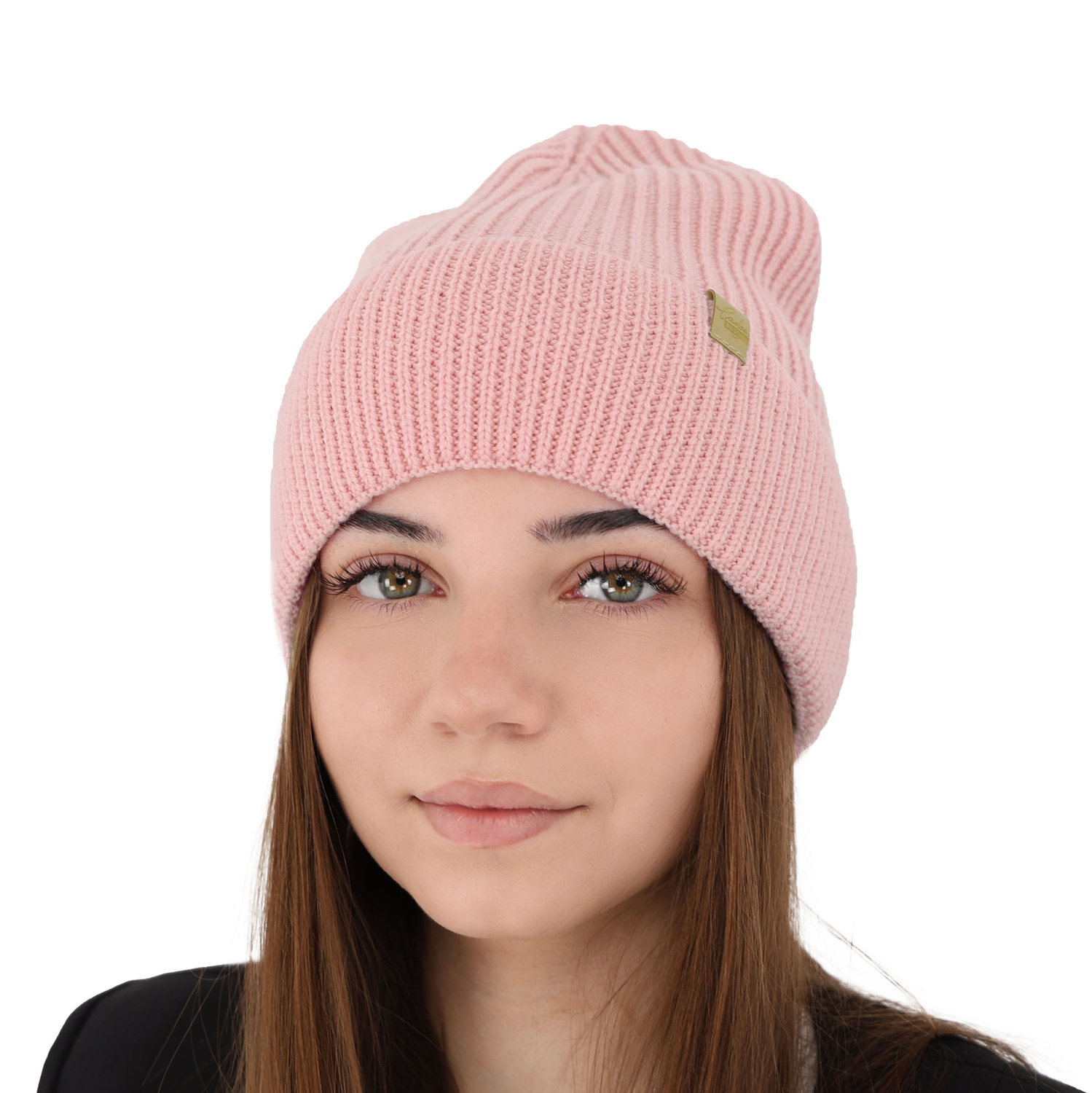 Czapka zimowa damska, biała, 100% wełniana merino Isla