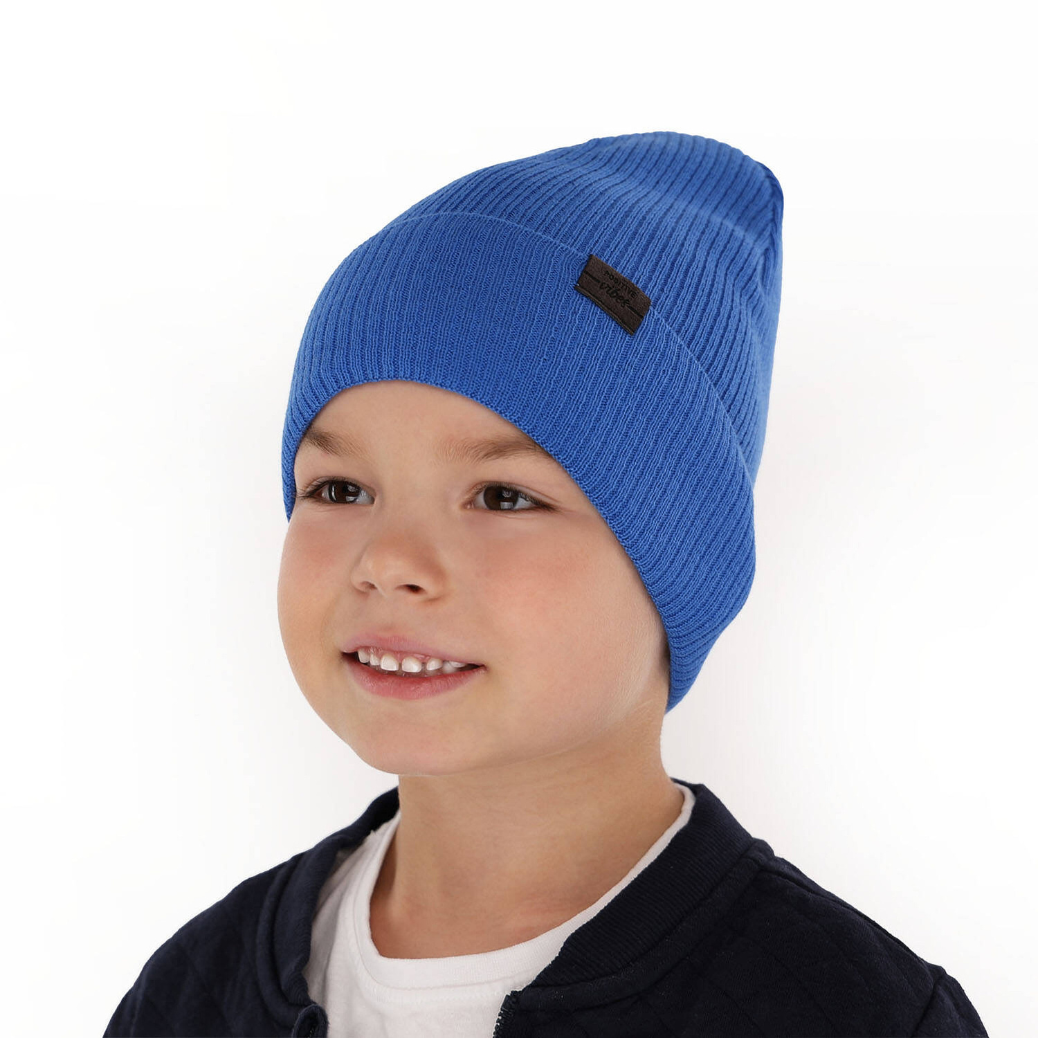 Czapka jesienna, wiosenna dla chłopca, z bawełną, szara, Rodan