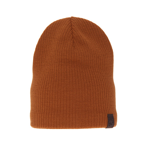 Czapka jesienna, wiosenna dla chłopca, brązowa Gregor