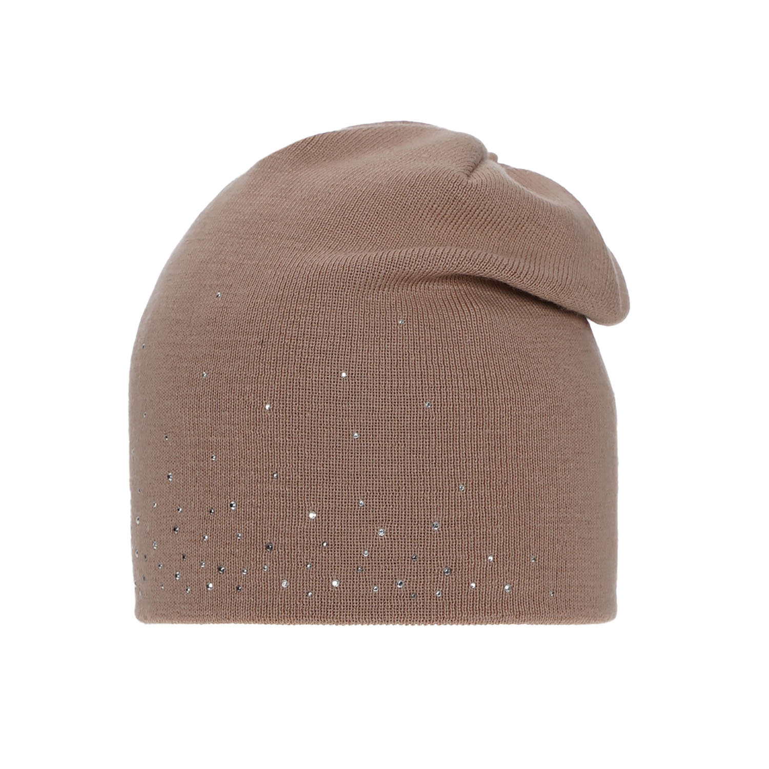 Czapka zimowa damska, różowa, z wełną merino, Minerwa