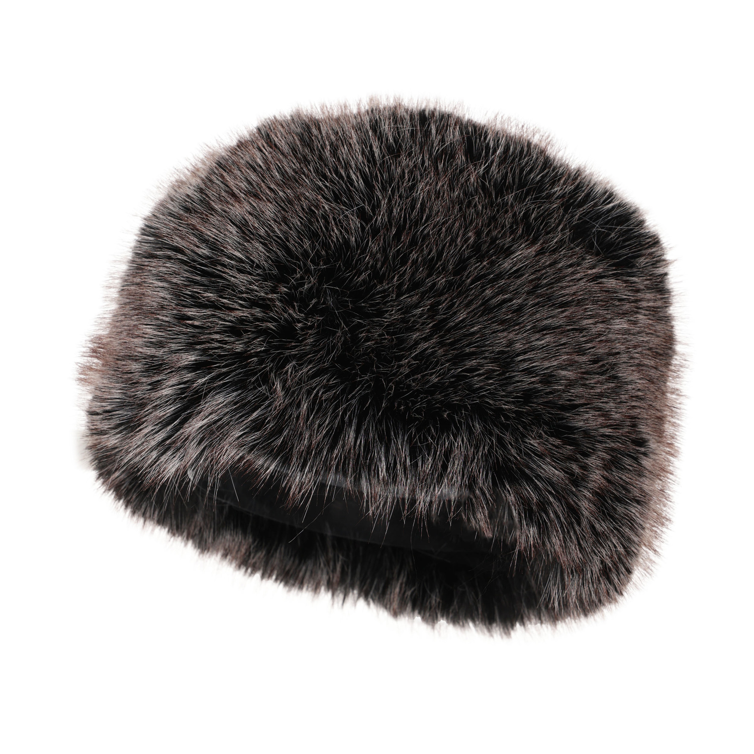 Czapka zimowa damska, podszyta polarem z wełny merino, brązowa Holly