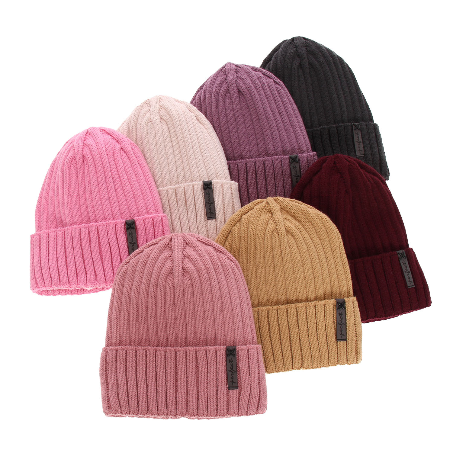 Czapka zimowa damska, czarna, elegancka Parisa