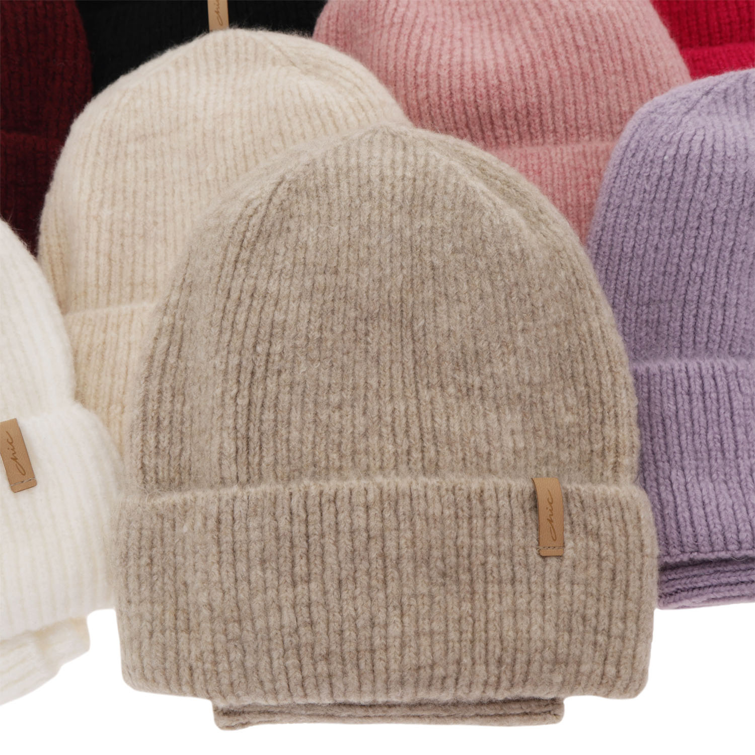 Czapka i komin dla dziewczynki zimowy komplet, różowy Edila