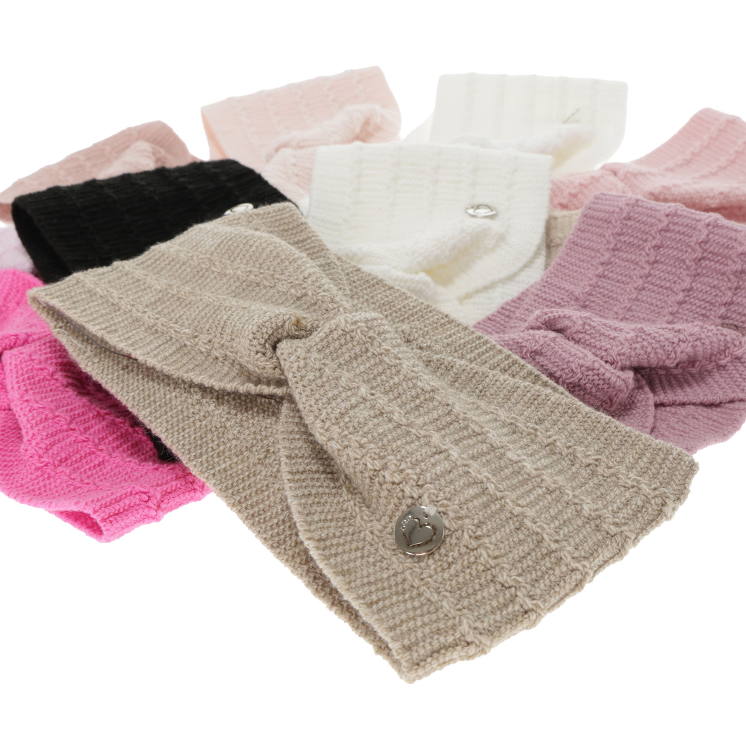 Opaska jesienna, wiosenna dla dziewczynki, czarna Elettra