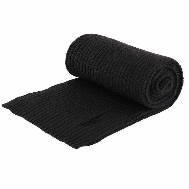 Szalik zimowy męski, ciemnoszary, Magnat