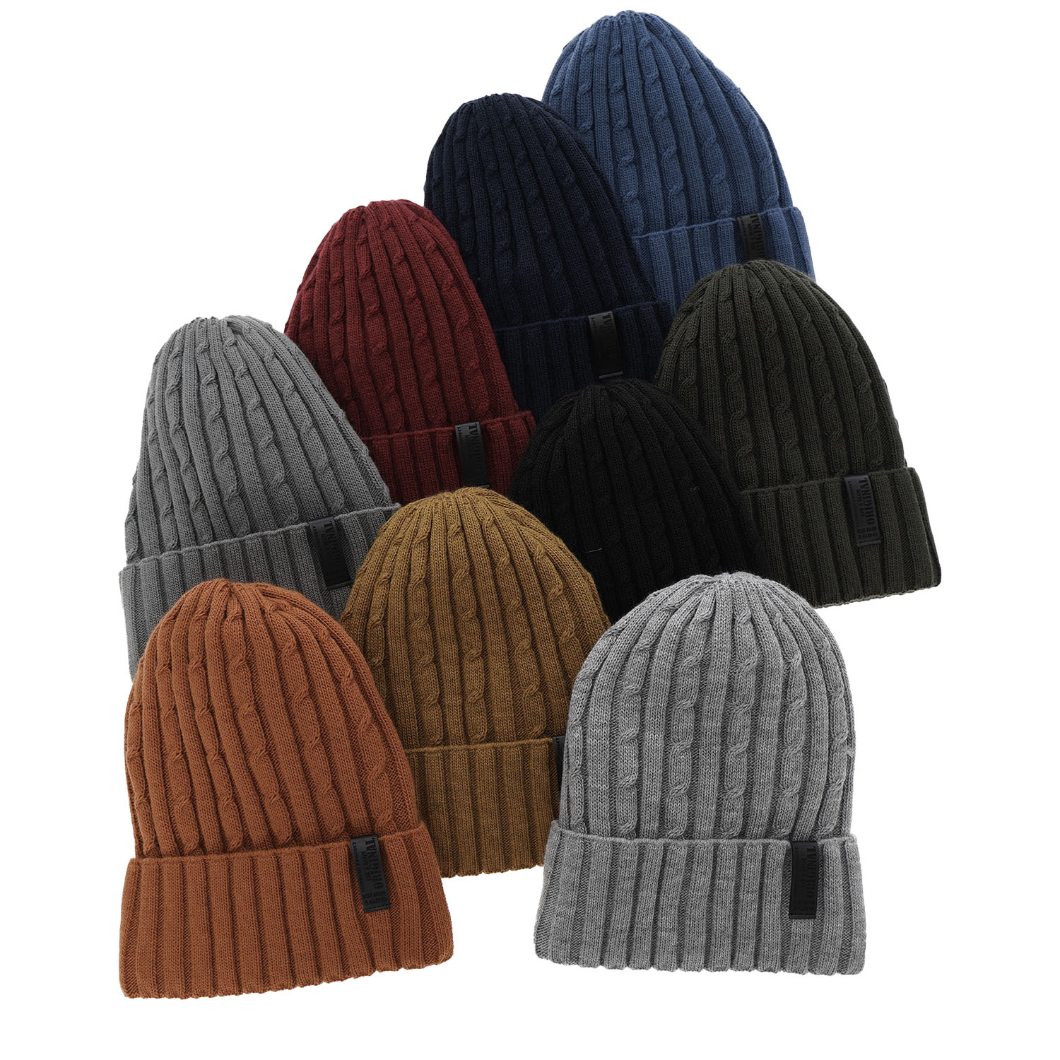 Czapka zimowa dla chłopca, brązowa, Lucas