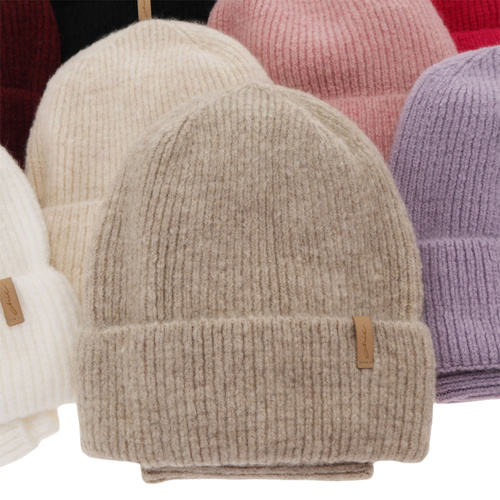 Czapka i komin dla dziewczynki zimowy komplet, różowy Edila