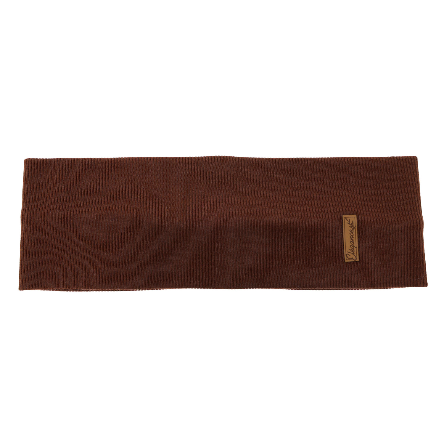 Opaska jesienna, wiosenna, damska, brązowa, bawełniana Sharon