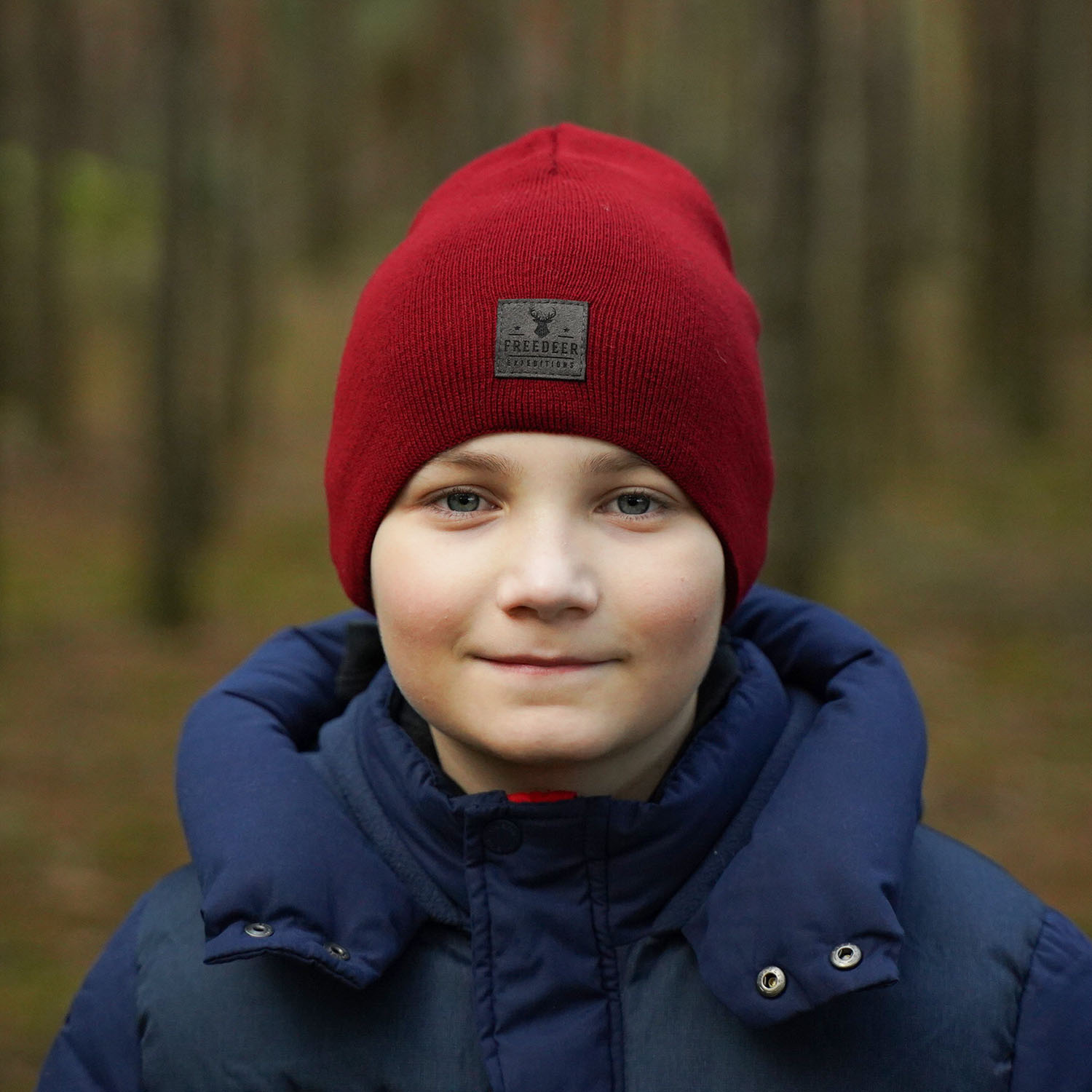 Czapka zimowa dla chłopca, jasnoszara, Arczi