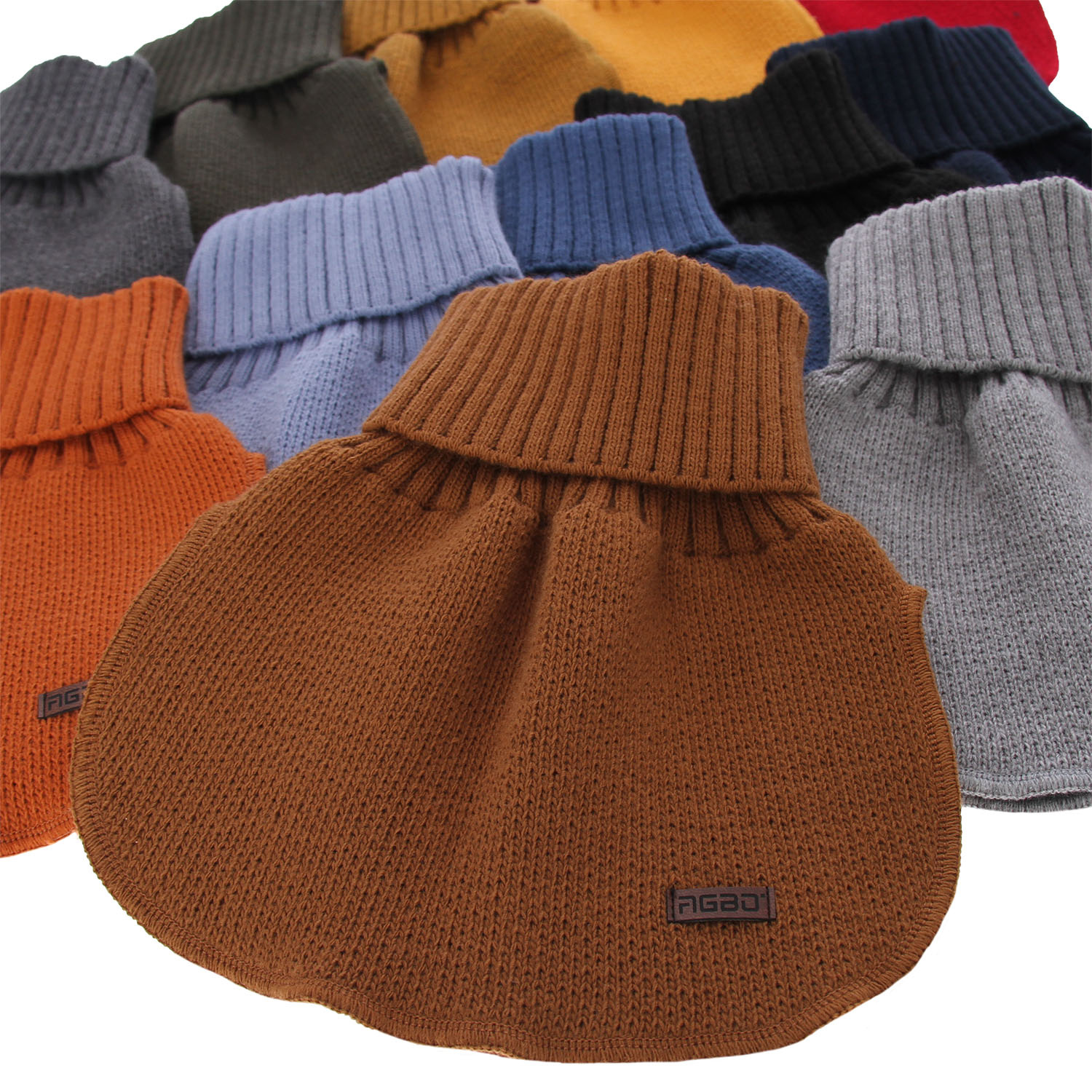 Golf zimowy dla chłopca, khaki, Gobi