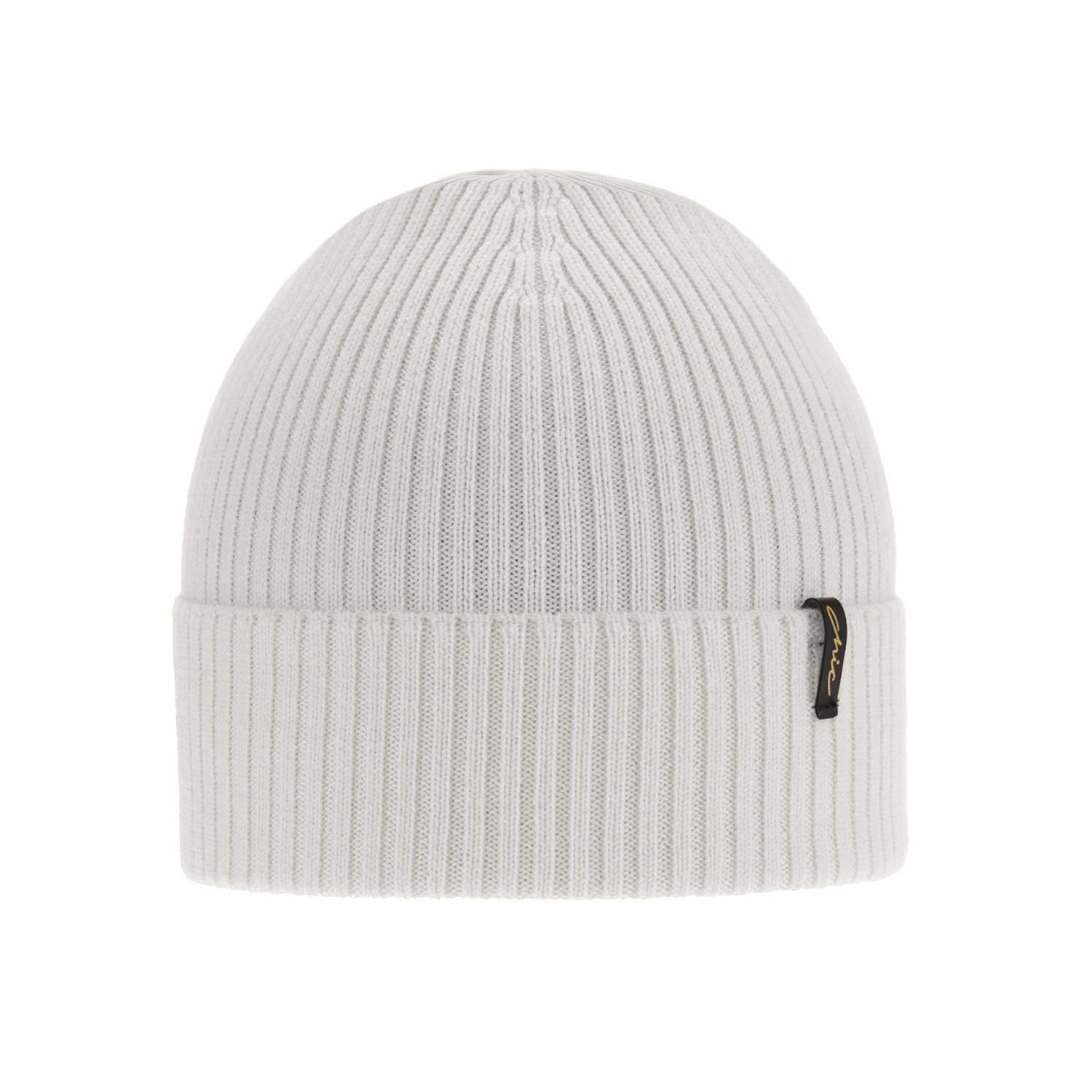 Czapka zimowa damska, biała, 100% wełniana merino, Megan