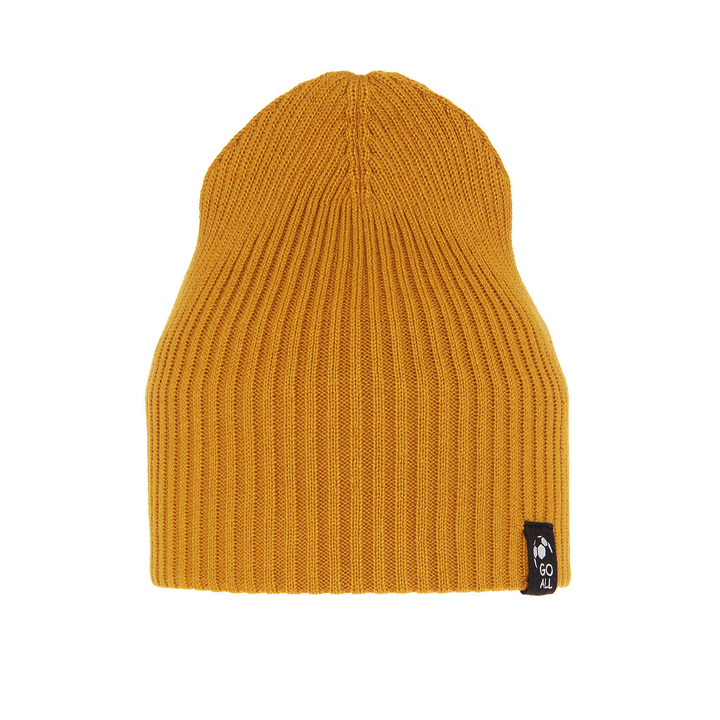 Beret jesienny, wiosenny dla chłopca, miodowy, Lenis