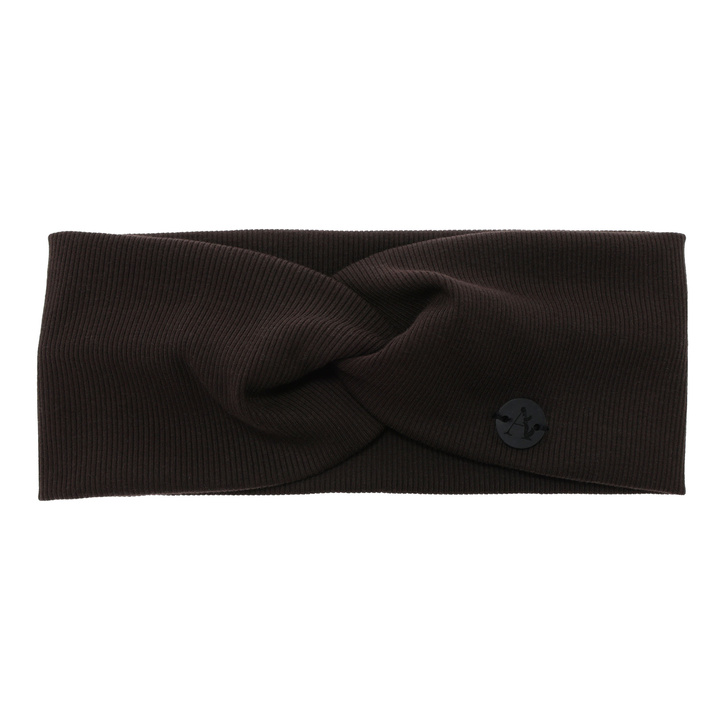 Opaska jesienna, wiosenna, damska, brązowa, bawełniana Auri