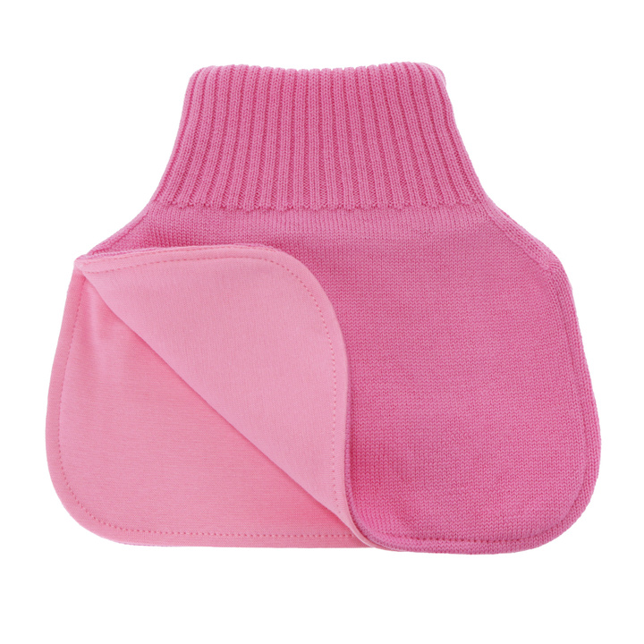 Golf zimowy dla dziewczynki, 100% wełniany merino, różowy, Felice