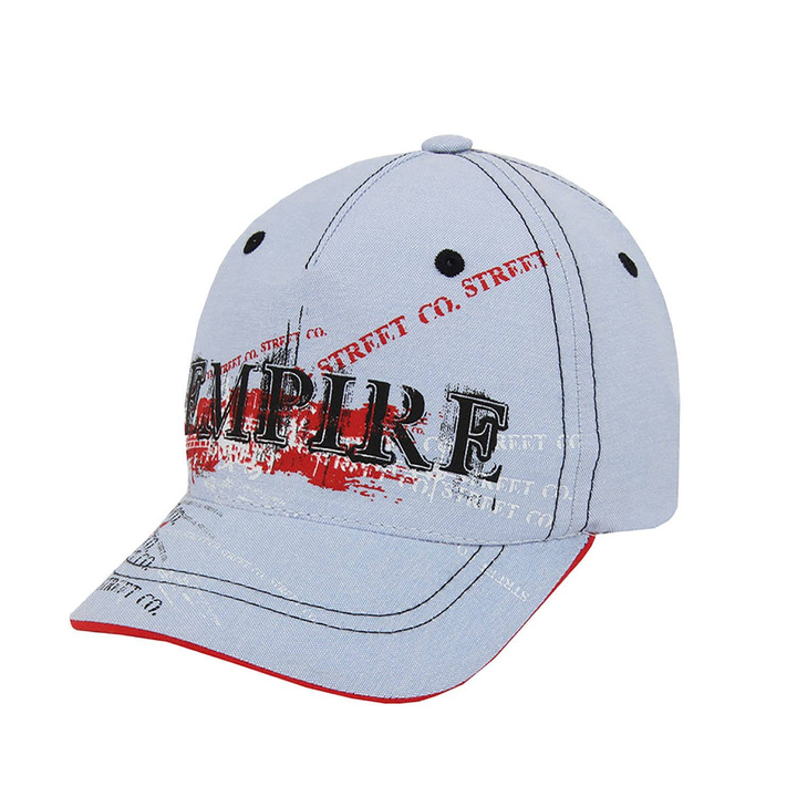 Czapka z daszkiem dla chłopca, błękitna, bawełniana Empire