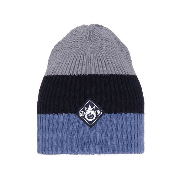 Beret dla chłopca jesienny, wiosenny, niebieski, Roco
