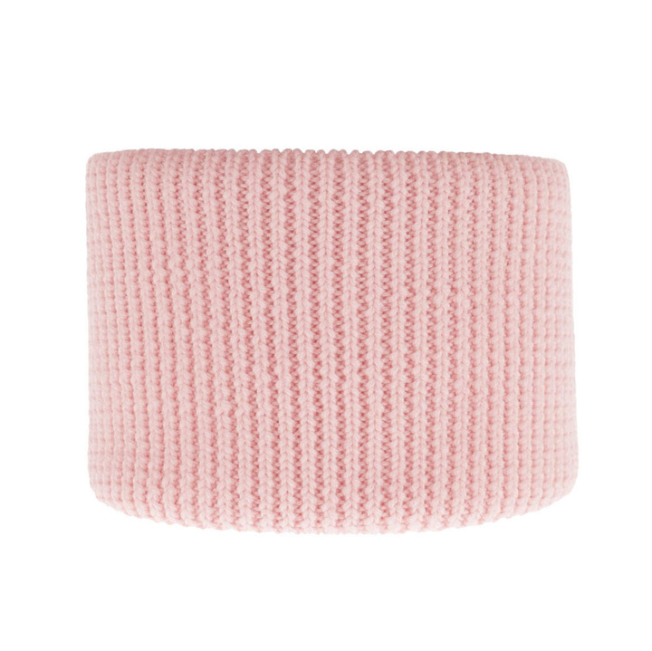 Komin zimowy dziecięcy, różowy, 100% wełniany merino Vanilla