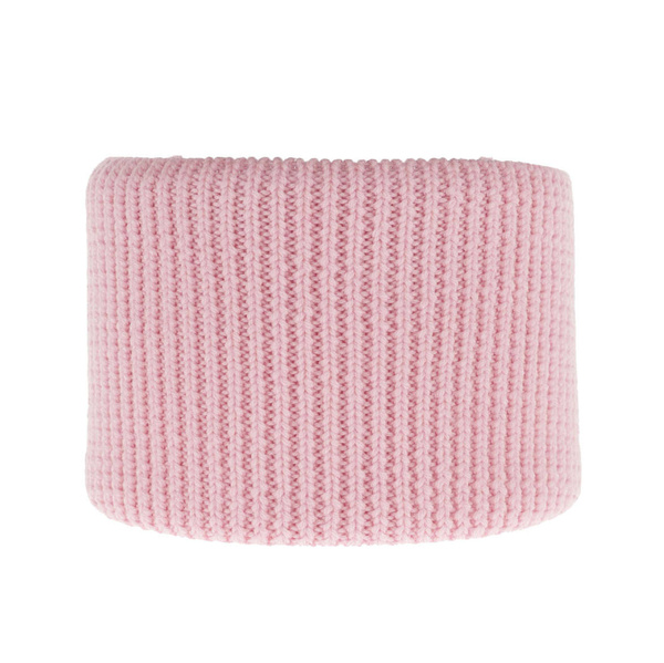 Komin zimowy dziecięcy, różowy, 100% wełniany merino Vanilla