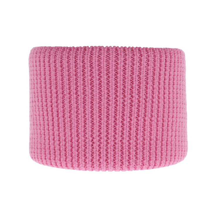 Komin zimowy dziecięcy, różowy, 100% wełniany merino Vanilla